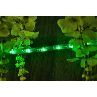 LED svetelný kábel - 480 diód, 20 m, zelený