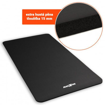 MAXXIVA Gymnastická podložka, 190 x 100 x 1,5 cm, čierna
