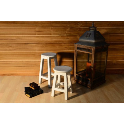Designová retro stolička VINTAGE DIVERO - výška 50 cm