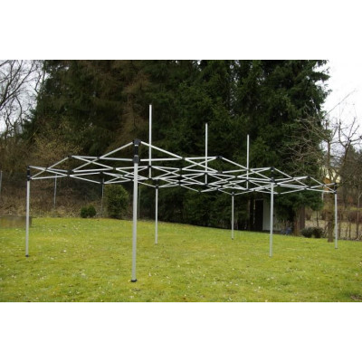 Záhradný párty stan 3x6 čierny, nožnicový