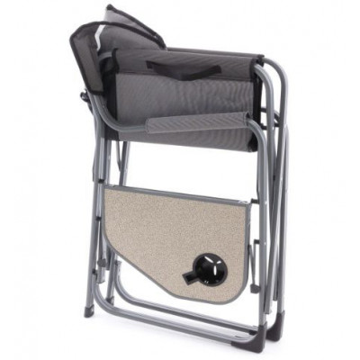 Rozkladacia stolička so stolíkom a držiakom nápojov