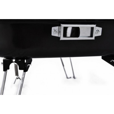 Kufríkový gril na drevené uhlie Gart, biely