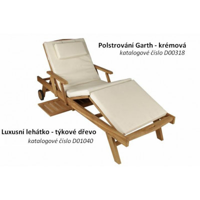 Polstrovanie Garth - krémové