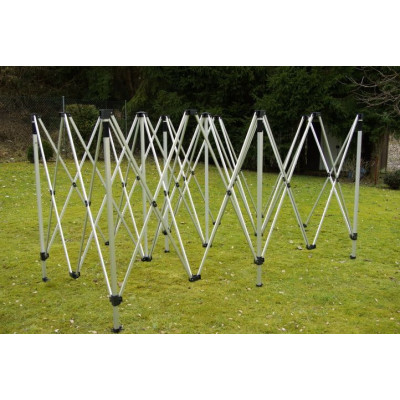 Záhradný párty stan 3x6 vínový, nožnicový