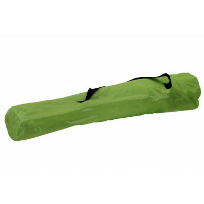 Kempingová sada - 2 x skladacia stolička s držiakom - sv.zelená