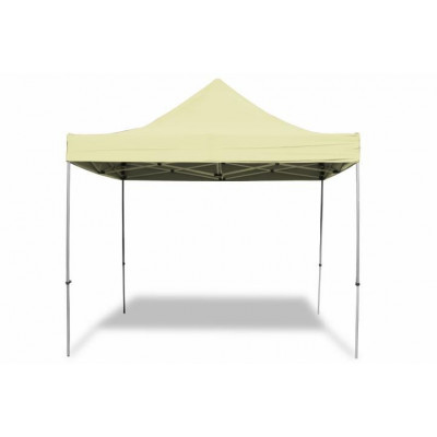 Záhradný párty stan nožnicový PROFI 3x3 m béžová + 2 bočné steny