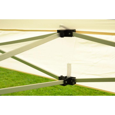 Záhradný párty stan nožnicový PROFI 3x3 m béžová + 2 bočné steny