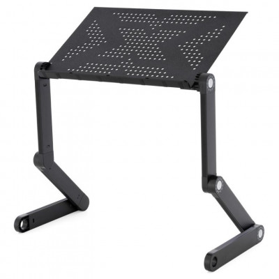 Notebookový stôl - 42 x 28 cm, čierny