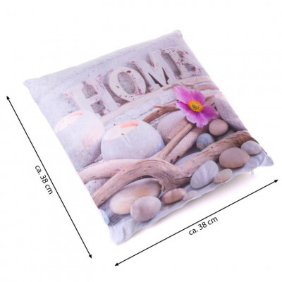 Dekoračný vankúš s LED osvetlením Domov - 38 x 38 cm