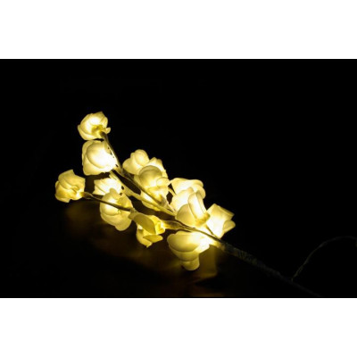 Svetelná dekorácia - Dekoratívne ruže - 16 LED, 45 cm