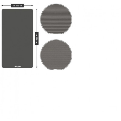 MAXXIVA Podložka na jógu, sivá, 190 x 100 x 1,5 cm