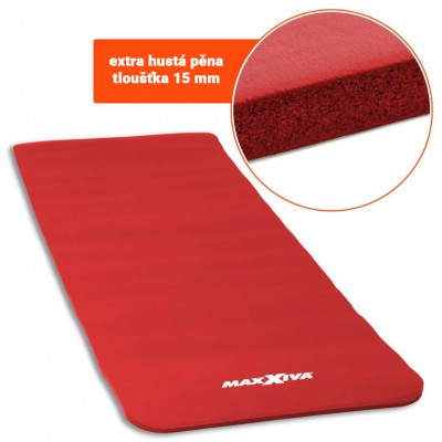 MAXXIVA gymnastická podložka, 190x100x1, 5 cm, červená