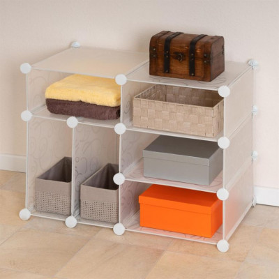 Transparentný regál - zásuvný systém