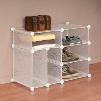 Transparentný regál - zásuvný systém