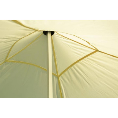 Záhradný párty stan PROFI nožnicový 3x3 m champagne + 4 bočné steny