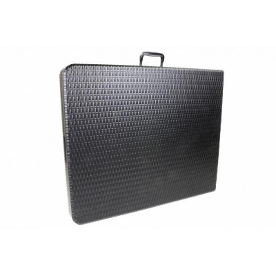 Záhradný set lavica a stôl v ratanovej optike - čierna