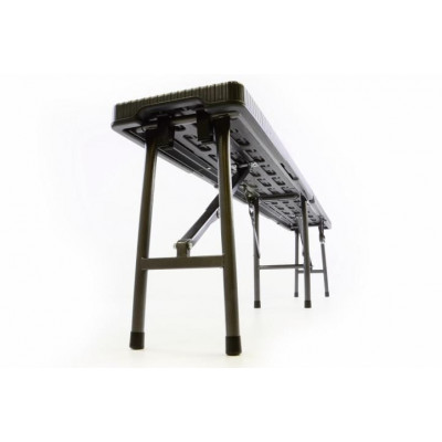 Záhradný set lavica a stôl v ratanovej optike - čierna