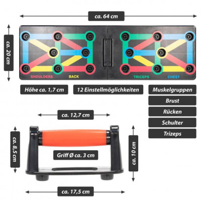 MAXXIVA multifunkčná doska na kliky, 64 x 20 x 1,7 cm