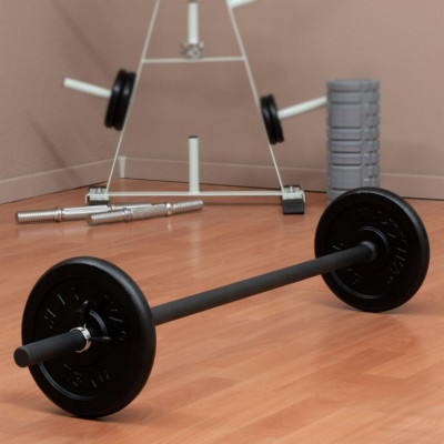 Maxxiva vzpieračská tyč na nakladanie,pružina,čierna,120 cm