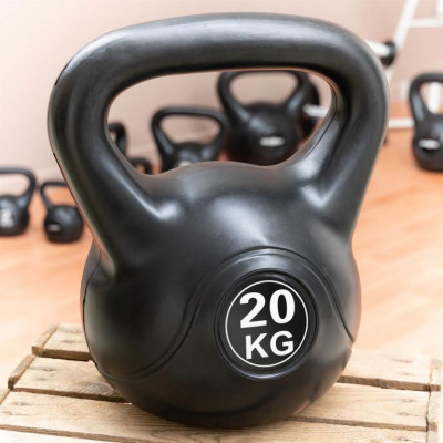 MAXXIVA Kettlebell činka, čierna, 20 kg MAXXIVA Kettlebell činka, čierna, 20 kg