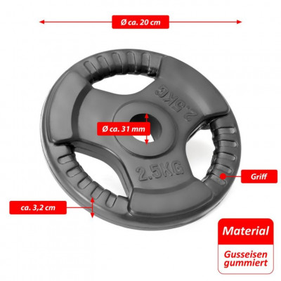 MAXXIVA set závažia 2,5 kg, 2 ks