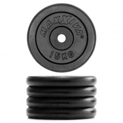 MAXXIVA Sada závažia 2 x 15 kg, liatina