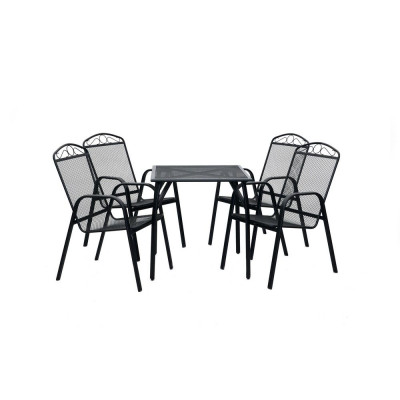 Záhradný kovový stôl ZWMT-70R - 72 x 70 x 70 cm
