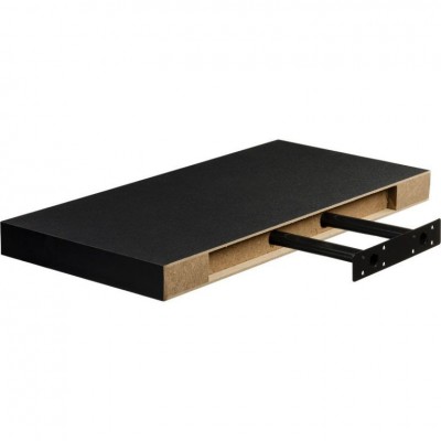 Nástěnná police STILISTA VOLATO - černá 90 cm