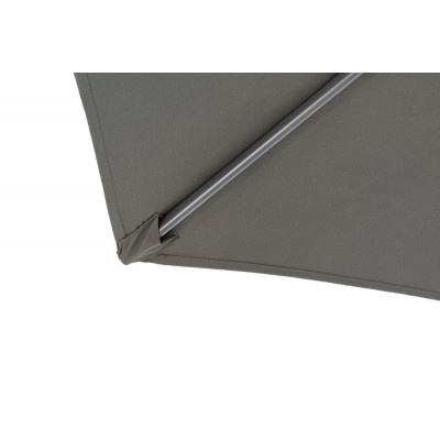 ROJAPLAST Slnečník naklápací, 3 m, sivý