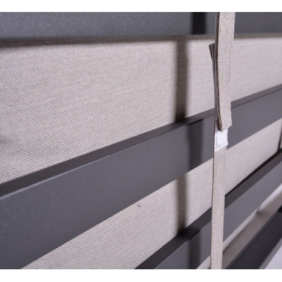 PORTLAND záhradná súprava, hliník, sivá