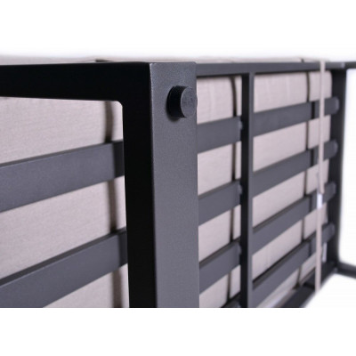 PORTLAND záhradná súprava, hliník, sivá