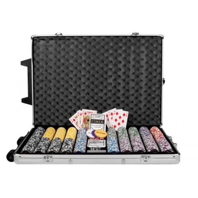 Poker set 1000 ks žetónov OCEAN Trolley