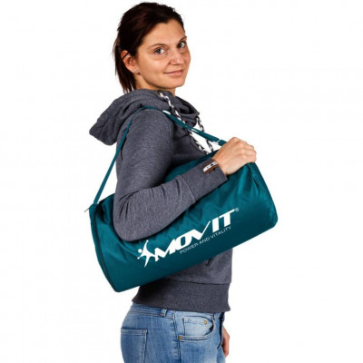 Akupresúrna podložka s vankúšom MOVIT 75 x 44 cm - čierna