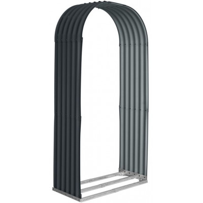 SUN OVÁL Drevník 103 x 40 x 200 cm