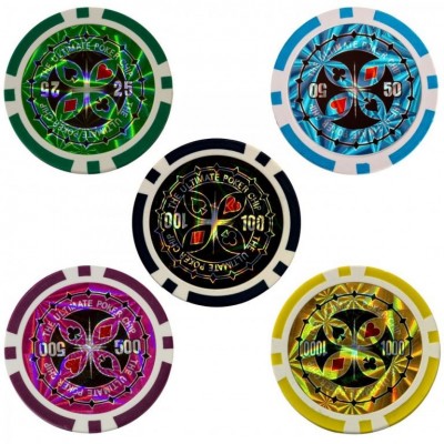 Poker set, 300 žetónov + miešačka kariet