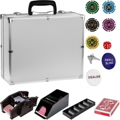 Poker set, 300 žetónov + miešačka kariet
