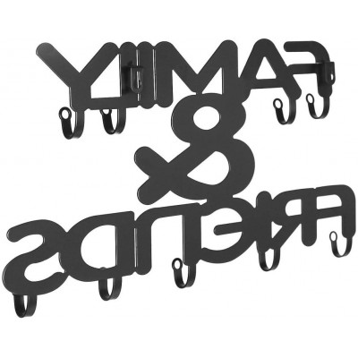 Nástenný vešiak s deviatimi háčikmi, Family & Friends