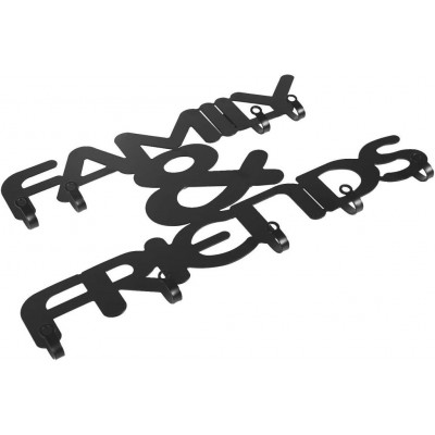 Nástenný vešiak s deviatimi háčikmi, Family & Friends