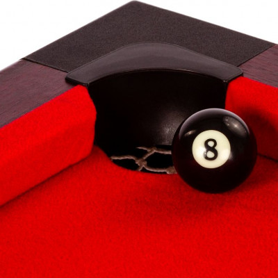 GamesPlanet® biliardový stôl COMPACT, červený, 4ft