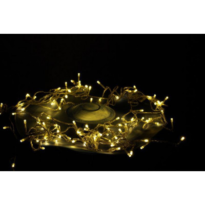 NEXOS Vianočná LED reťaz 18 m, 200 LED diód, teplá biela