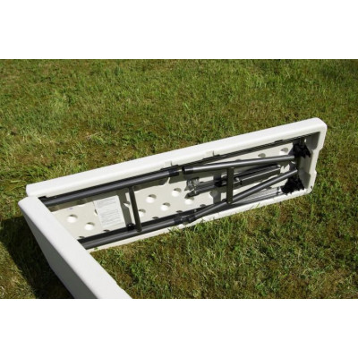 Skladacia lavica, 183 cm, 2 ks