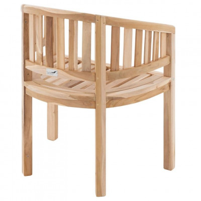 DIVERO Záhradné teakové kreslo, 83 x 68 x 48 cm