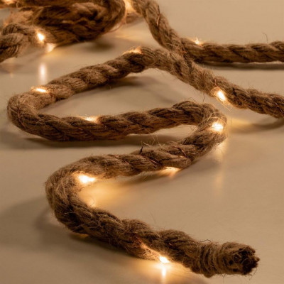 NEXOS LED svetelné dekoračné lano, 25 LED, teplá biela