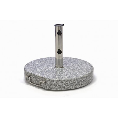 Stojan na slnečník (kruhový) - žula / nerezová oceľ, 40 kg