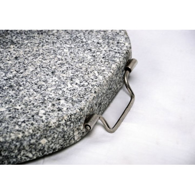 Stojan na slnečník (kruhový) - žula / nerezová oceľ, 40 kg