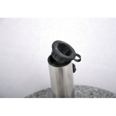 Stojan na slnečník (kruhový) - žula / nerezová oceľ, 40 kg