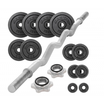 MAXXIVA nakladací činkový set, liatina, 60 kg