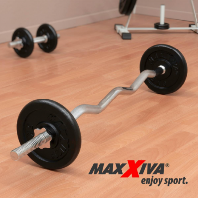 MAXXIVA nakladací činkový set, liatina, 60 kg