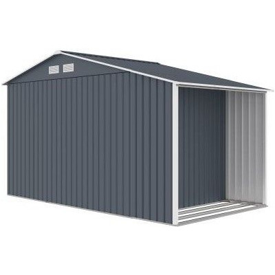 Záhradný domček LUKE B, 202 x 342 x 191 cm, kov