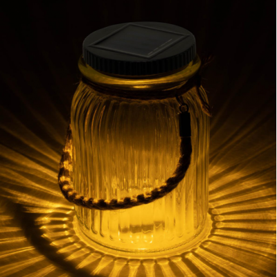 Solárne svetlo, 3 LED, plastové, teplá biela